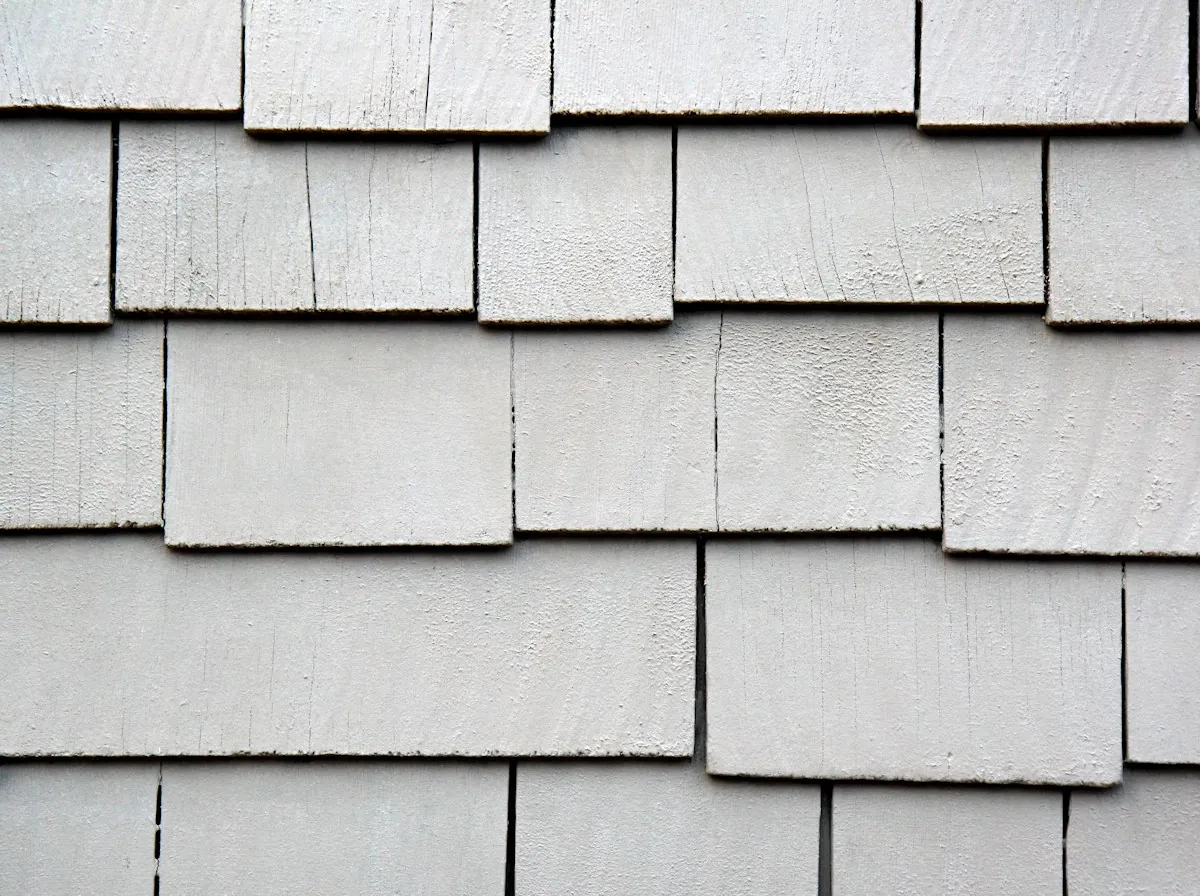 Partial Roof Replacement in East Orange — gray weathered wood shingles in close-up